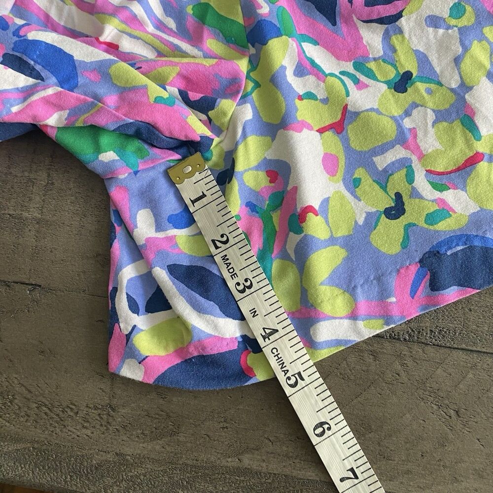 Vibrant Lilly Pulitzer Tiki Floral Wrap Romper Dress Size XXS‎ - Picture 11 of 11